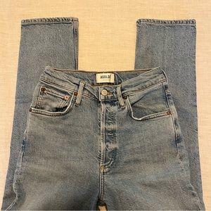 AGOLDE RILEY HIGH RISE STRAIGHT CROP (STRETCH) 24